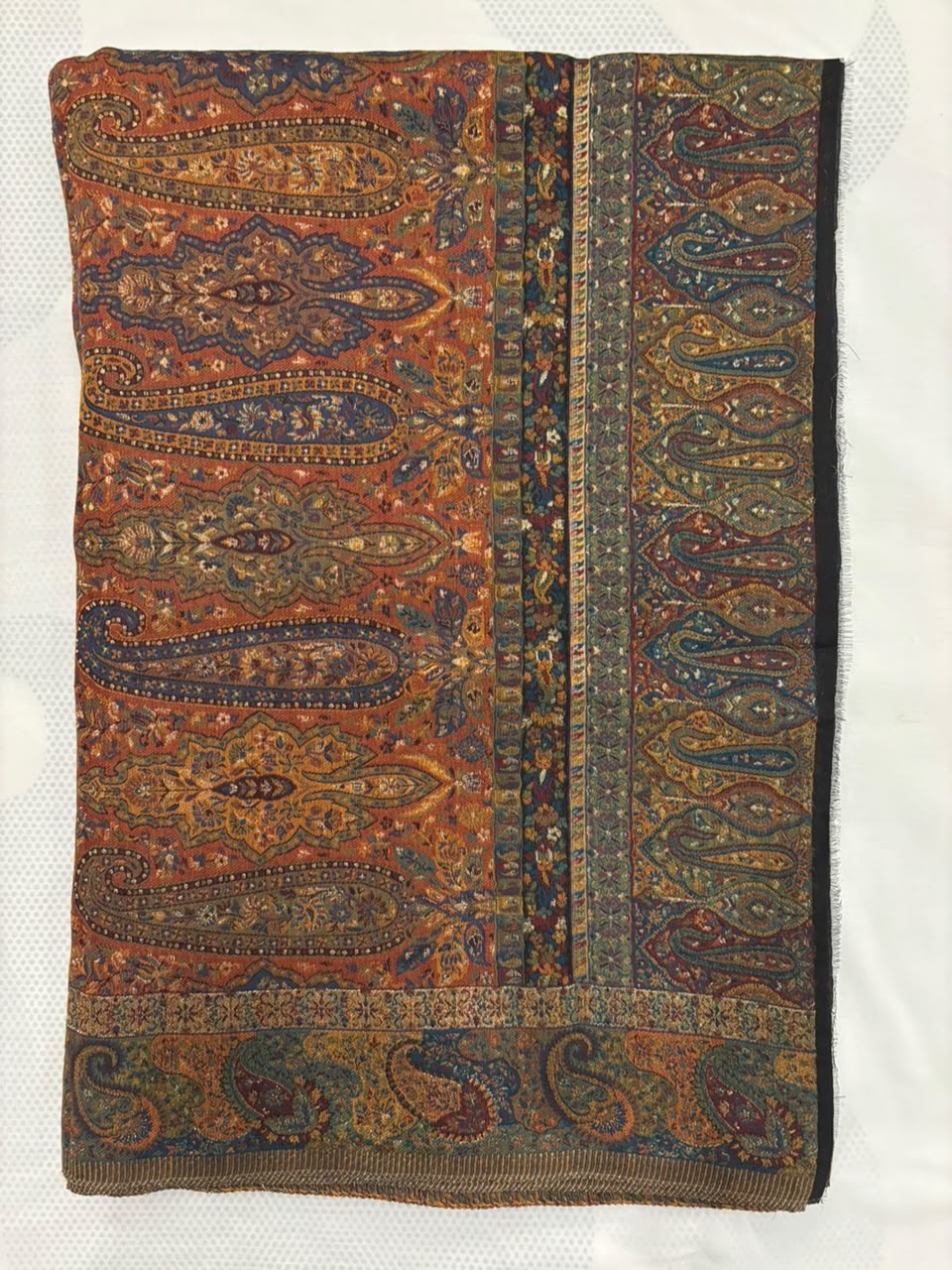 Kani Silk Kashmiri Shawl-Multicolour Paisley