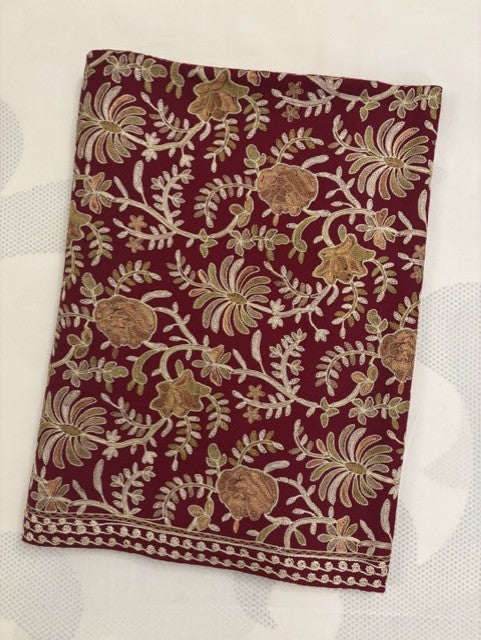 Woolen Pashmina Ar Embroidered Shawl