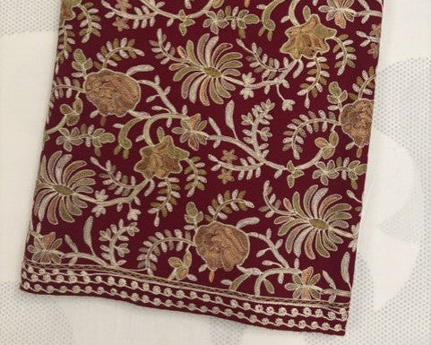 Woolen Pashmina Ar Embroidered Shawl