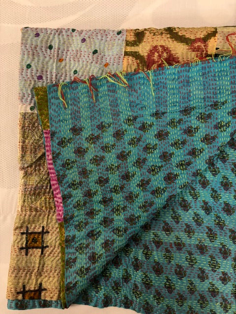 Tharparkar Patchwork Silk Shawl.